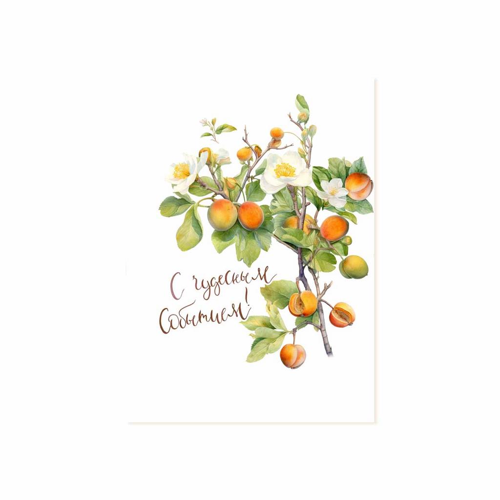 Мини-открытка "С чудесным событием!"