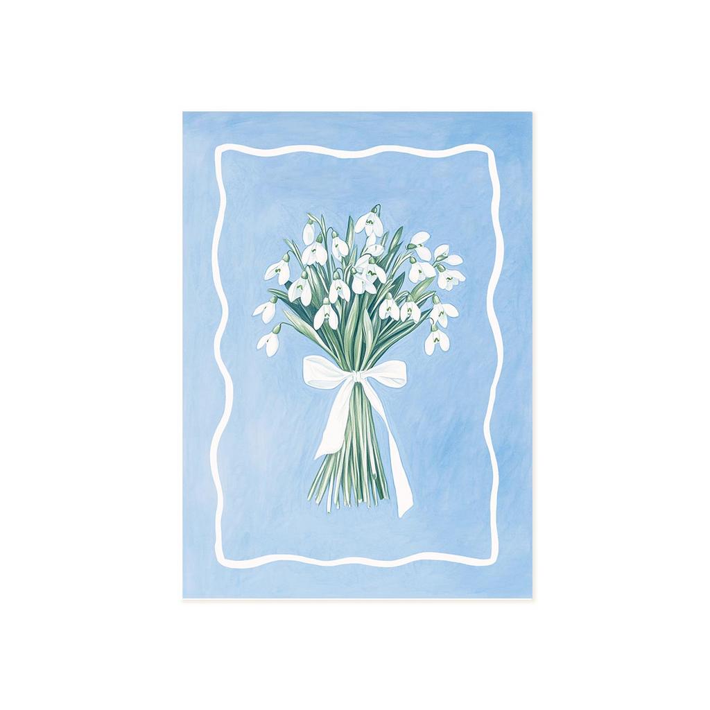 Мини-открытка "Ландыши", без надписи