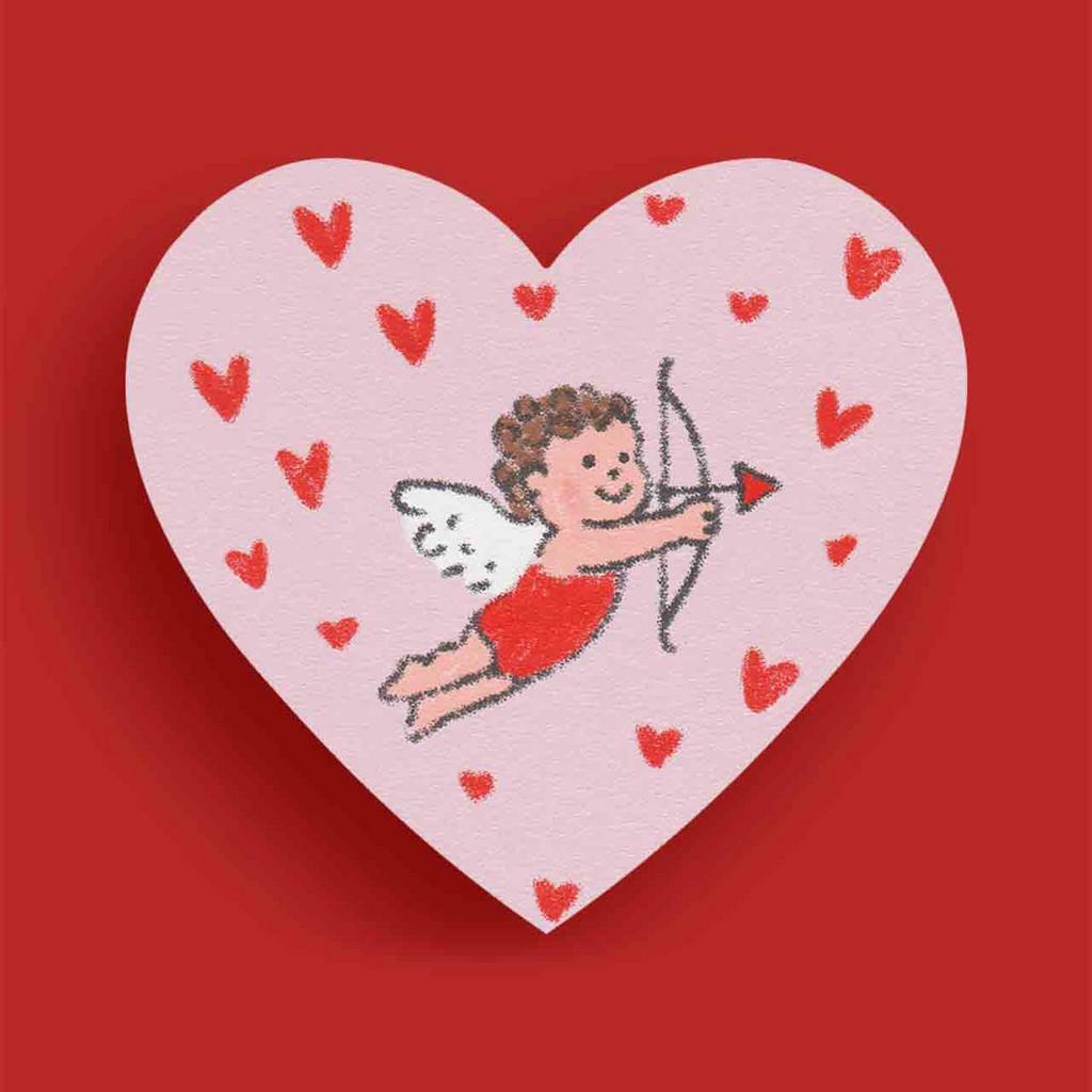 Валентинка "Купидон"