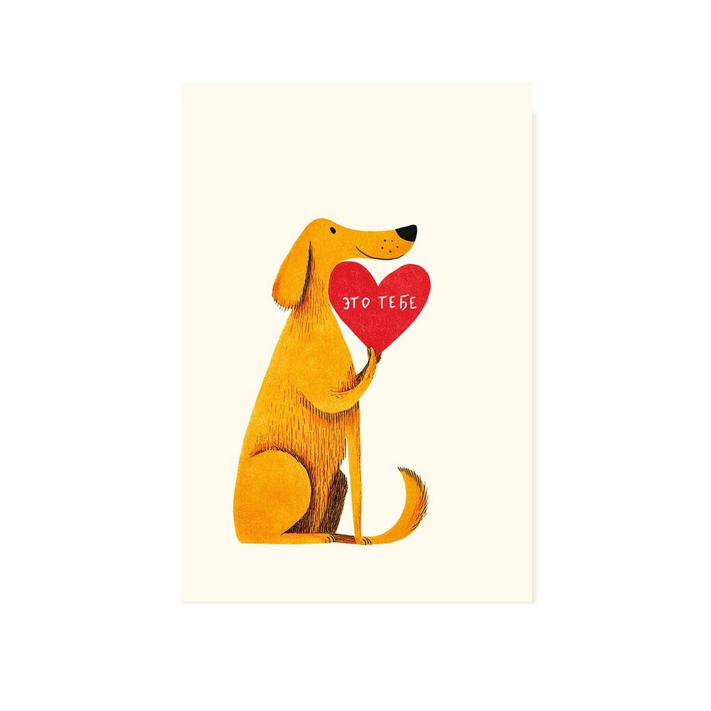 Открытка "Золотистый ретривер"