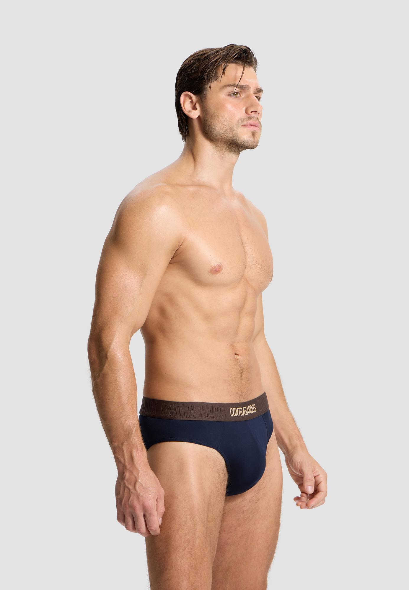 Мужские темно-синие брифы CONTRABANDOS TRUNKS NAVY