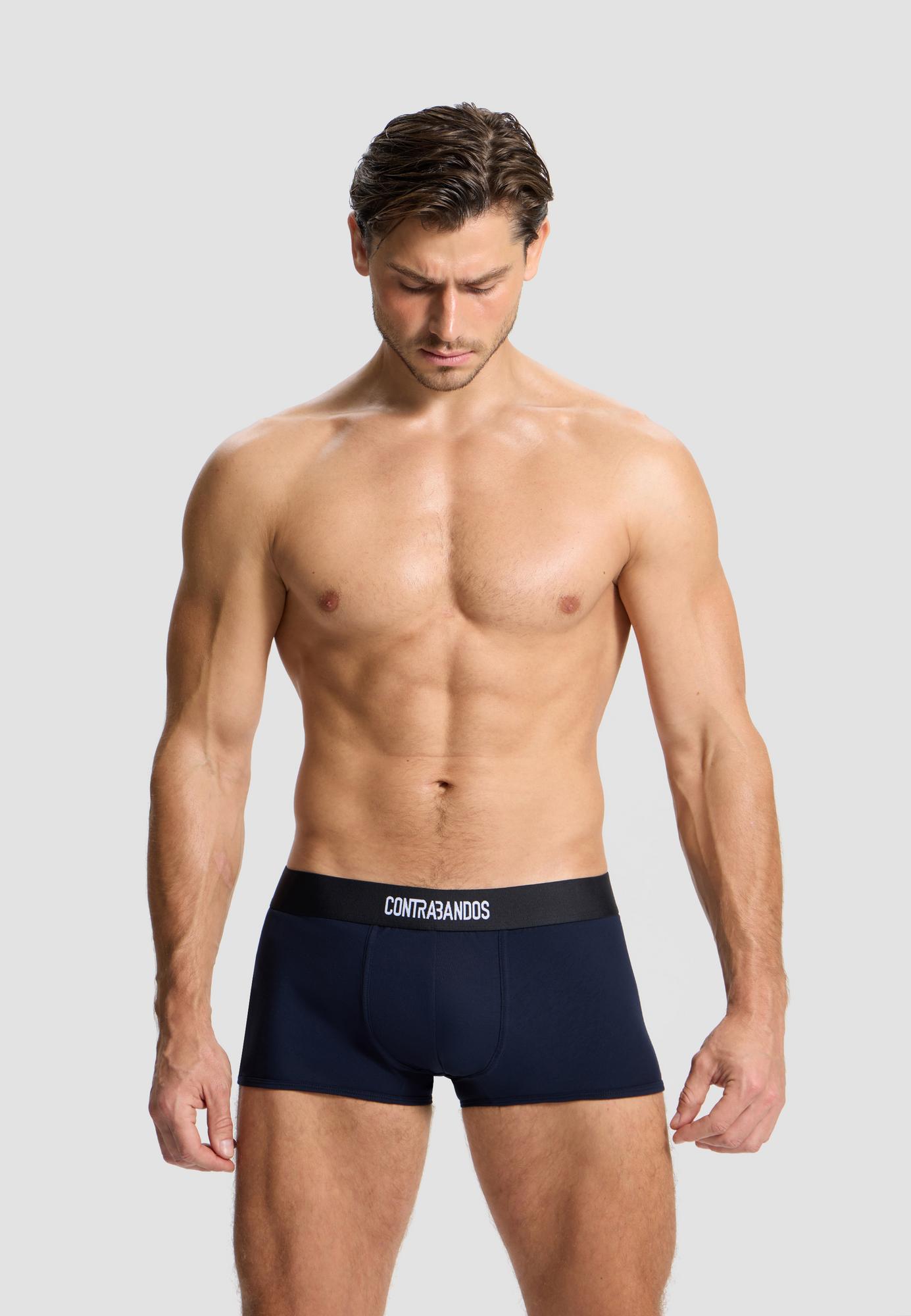 Мужские темно-синие боксеры CONTRABANDOS BOXERS NAVY