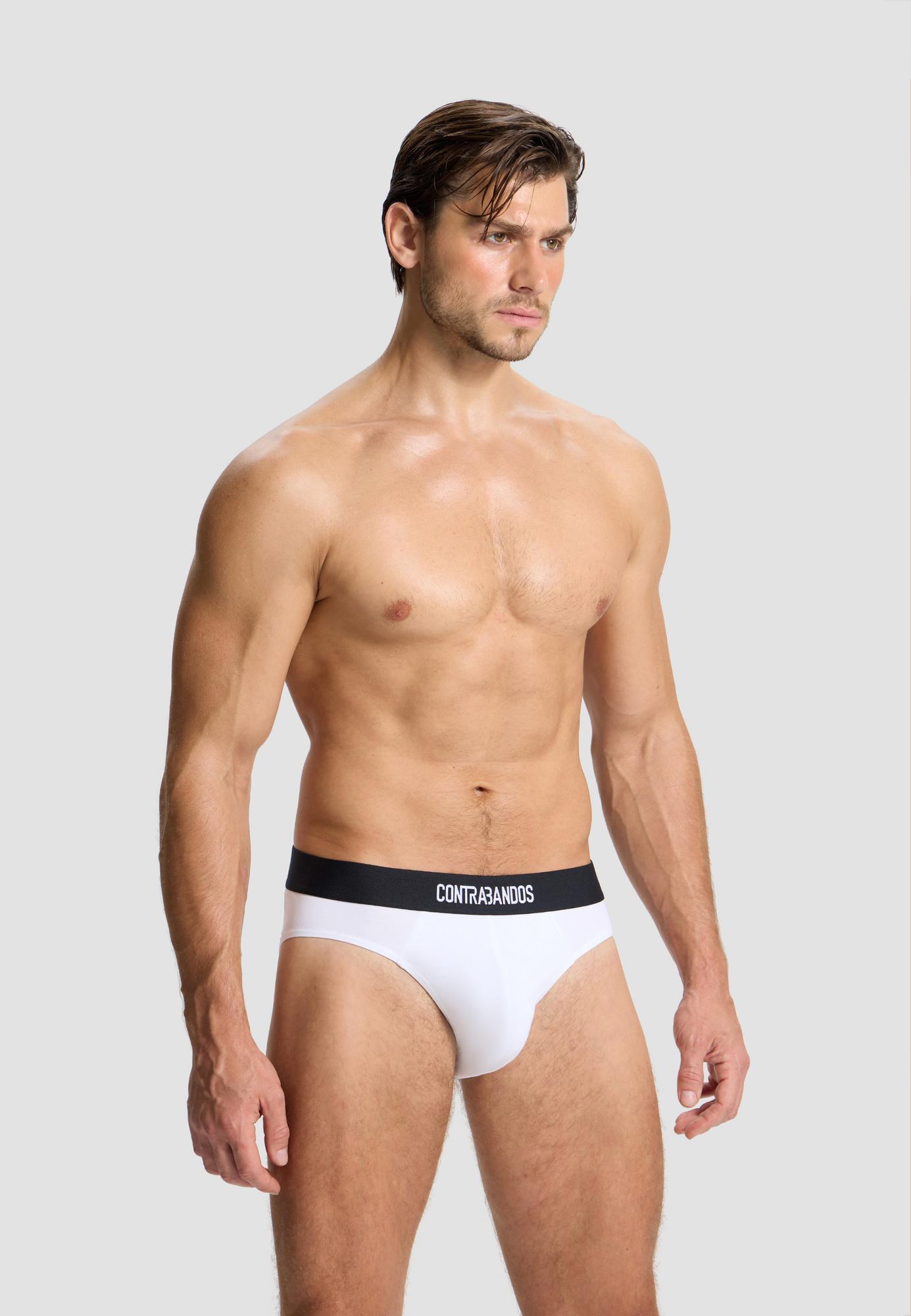 Мужские белые брифы CONTRABANDOS TRUNKS WHITE