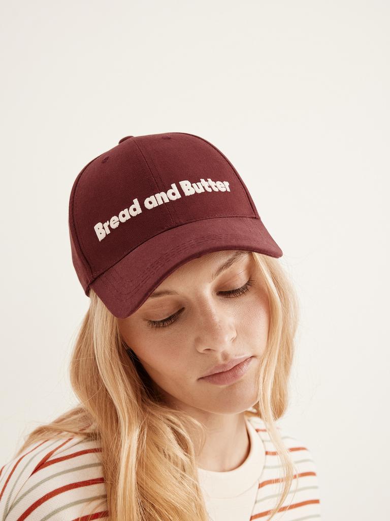 Кепка Bread and Butter бордового цвета