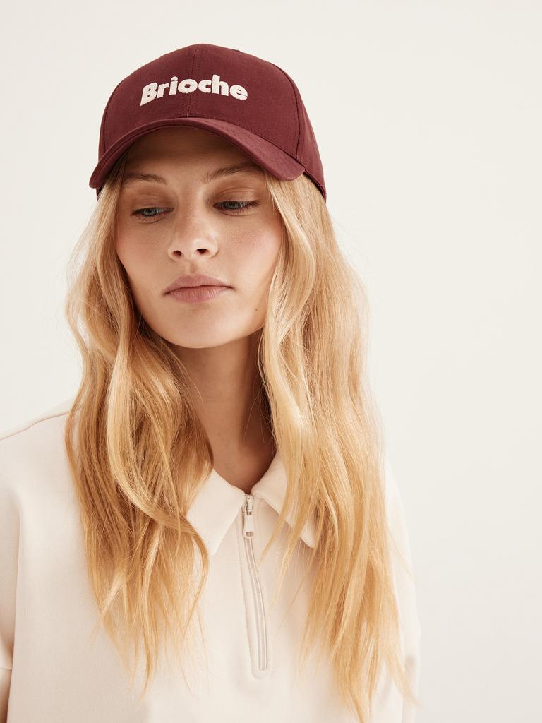 Кепка Brioche бордового цвета