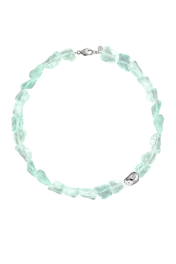 Бусы с бирюзовым кварцем