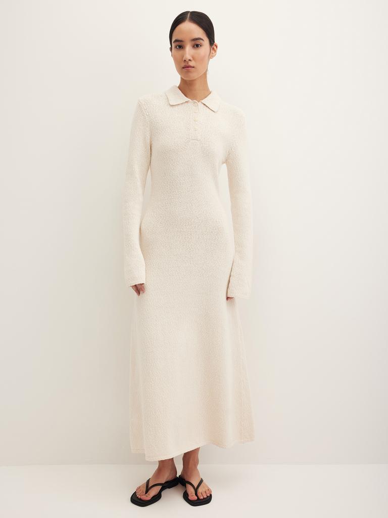 Трикотажное платье макси