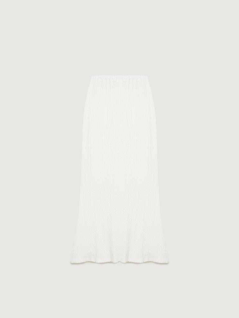 Юбка годе из фактурного трикотажа