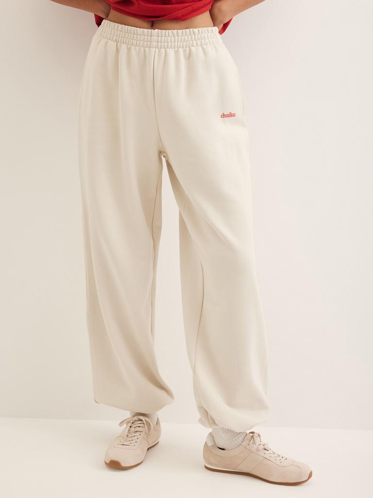 Брюки на кулиске «Chaika» светло-серого цвета