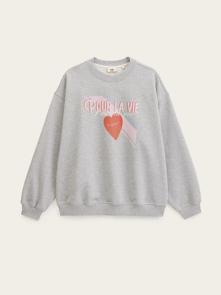 Свитшот "Pour la vie" для нее