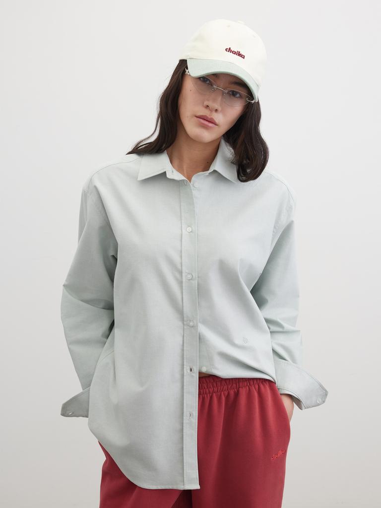 Мятная рубашка MONO