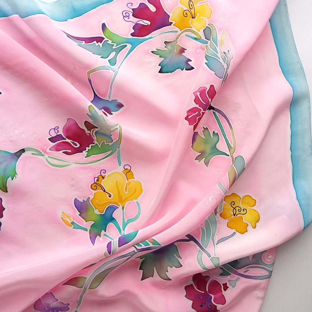 Платок "Цветы рассвета"