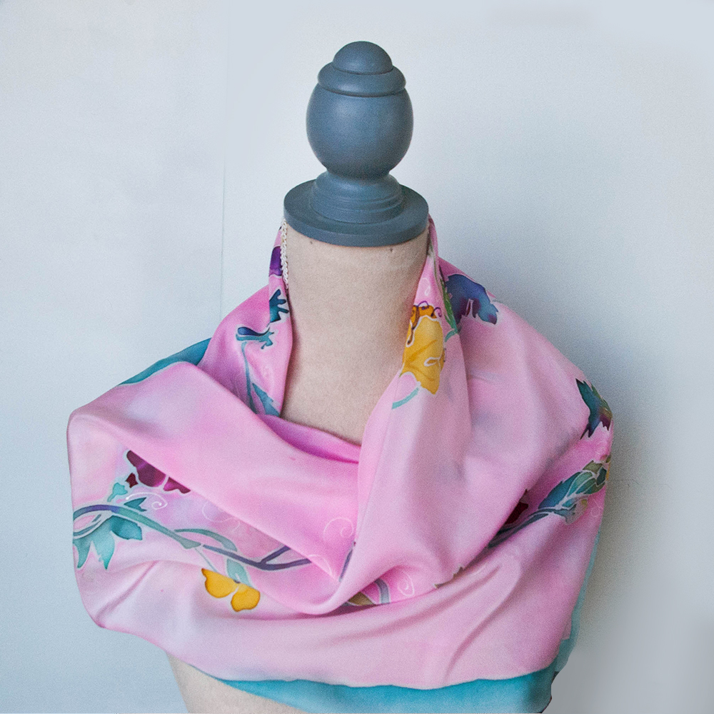 Платок "Цветы рассвета"