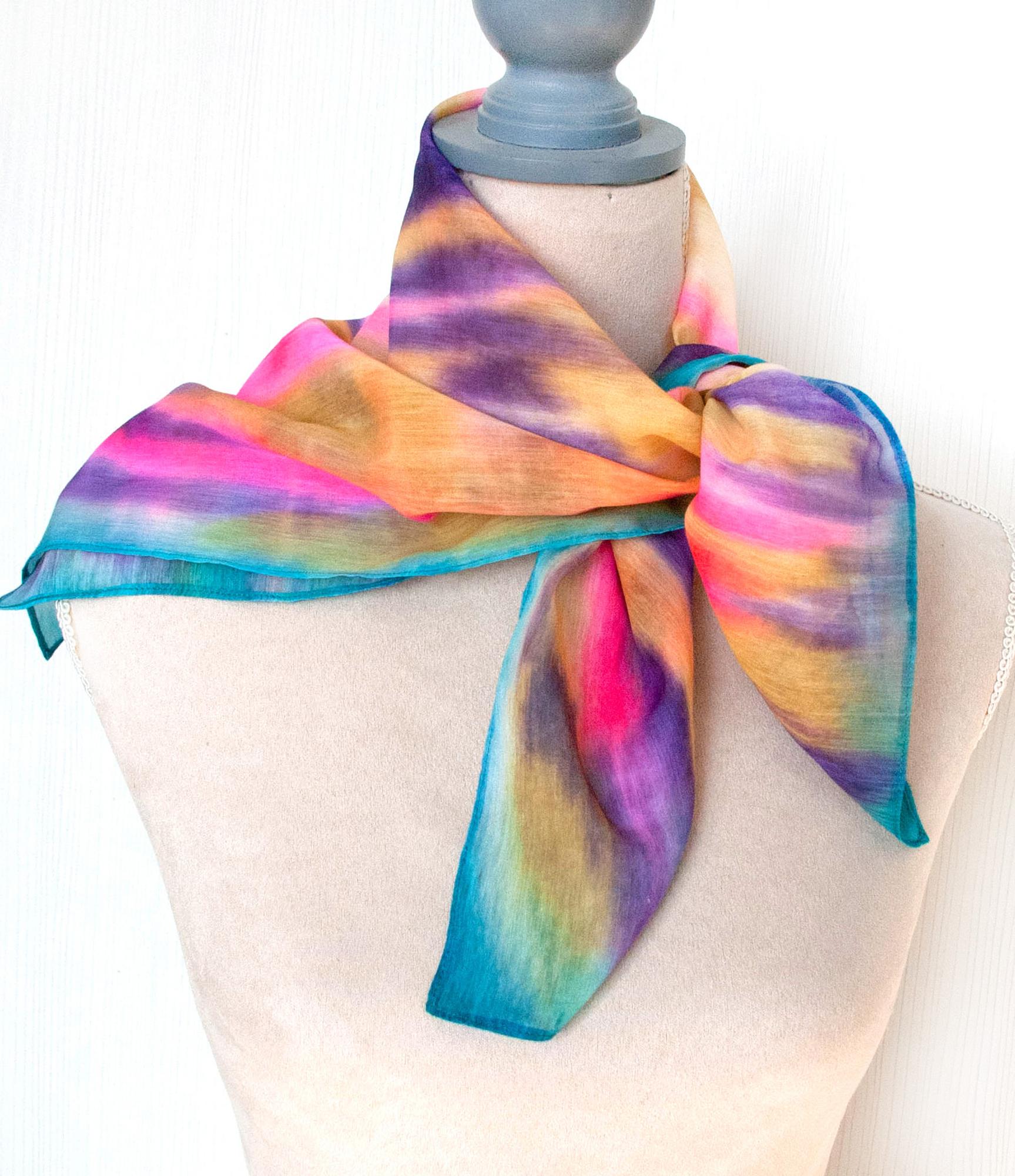 Шёлковый платок "Сияние"