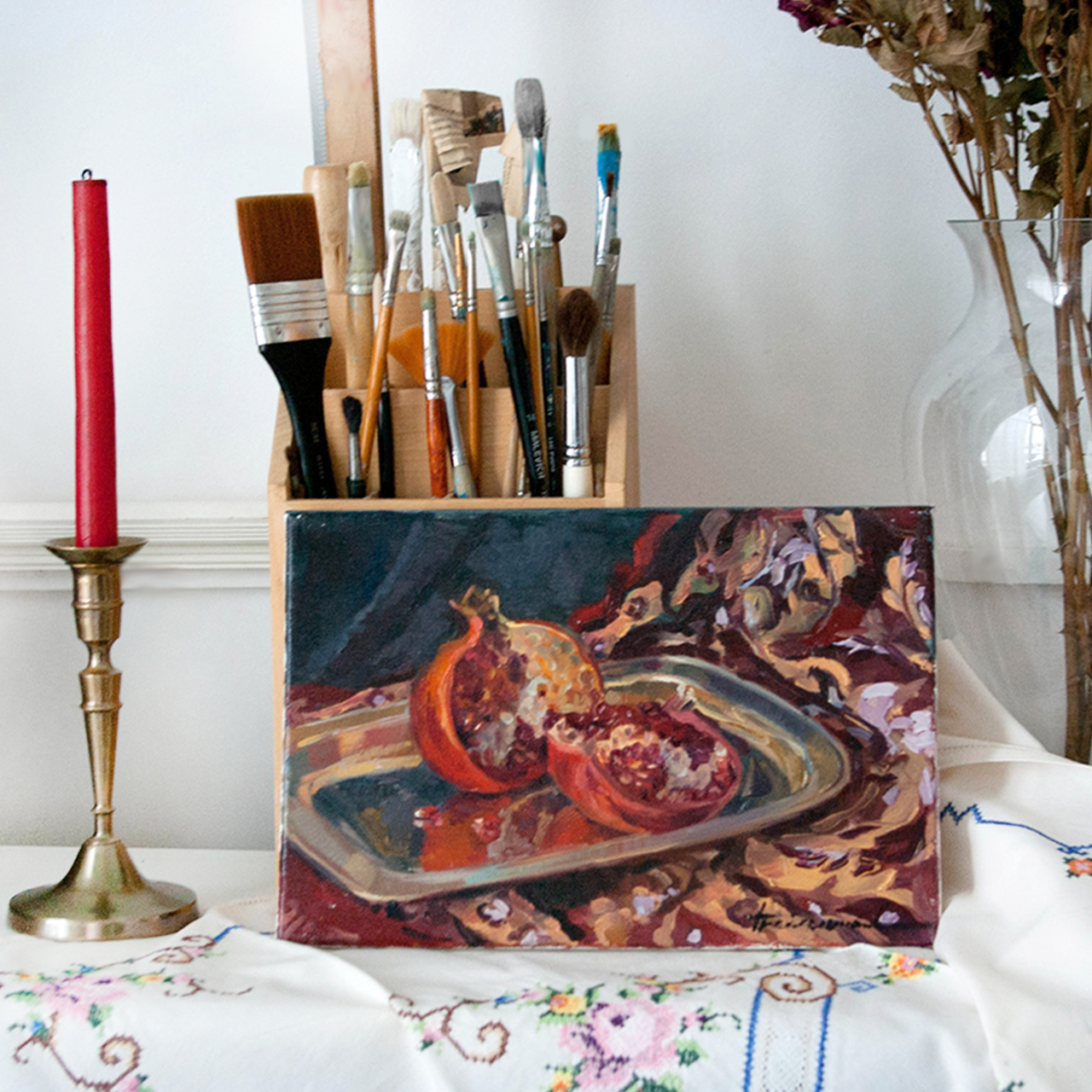 Картина маслом Гранат