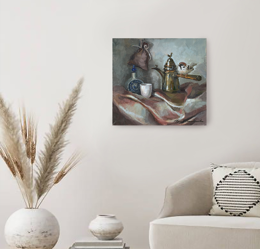 Натюрморт с птицей