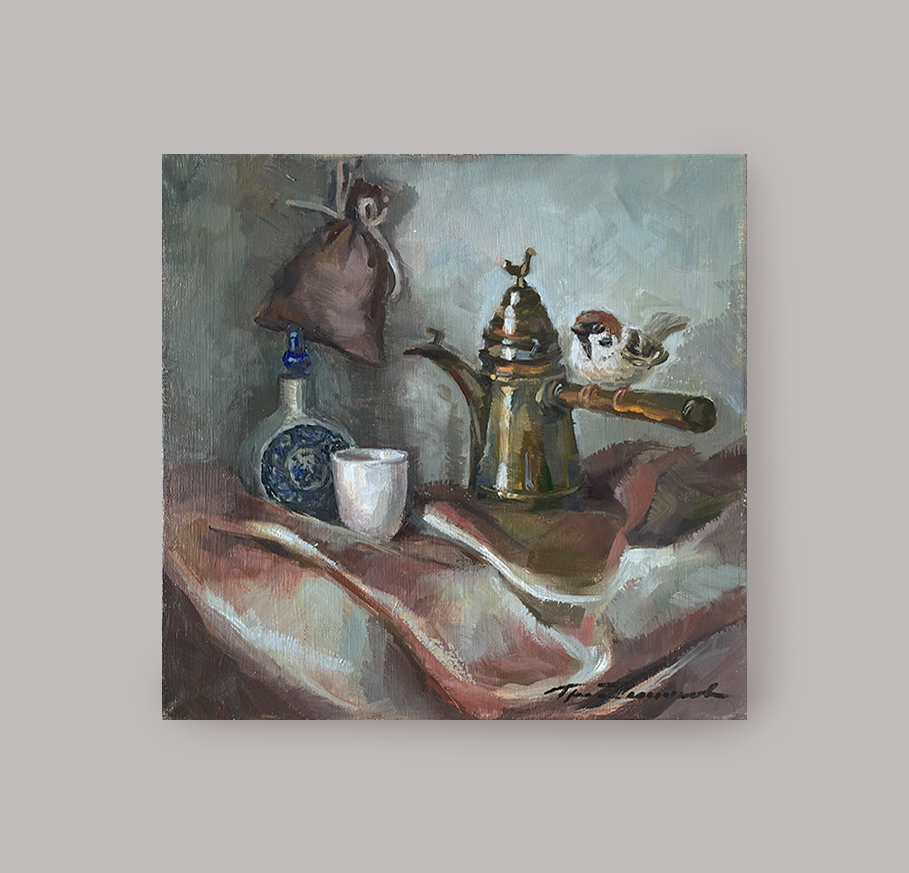 Натюрморт с птицей