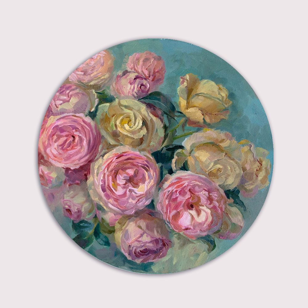 Картина Тондо. Розы