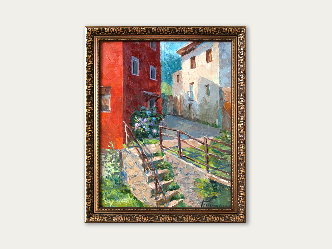 Картина Красный дом