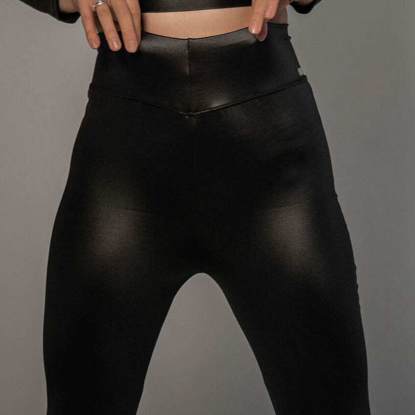 Лосины black skin эффектом push up