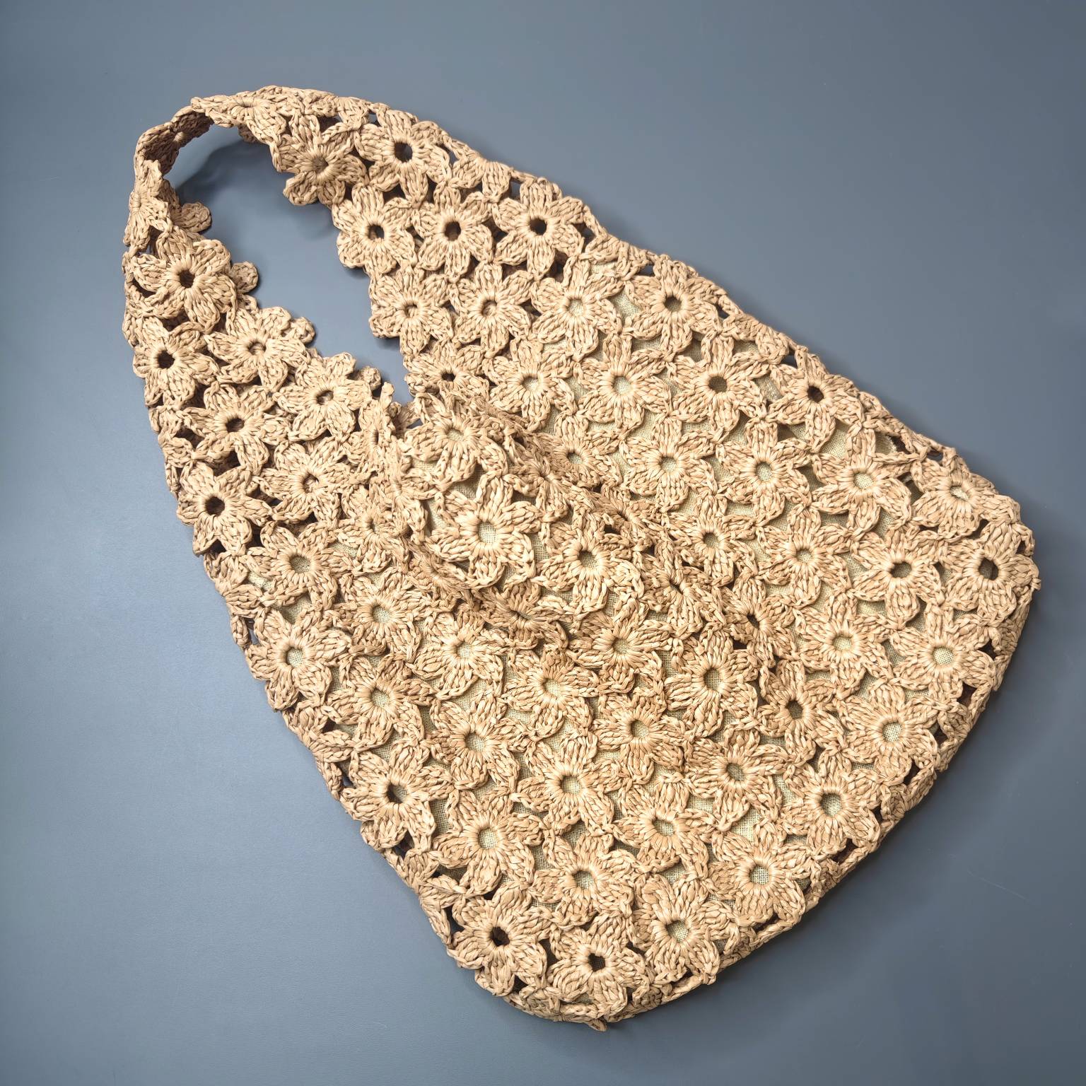 Курс по вязанию сумки/рюкзака "Цветы"