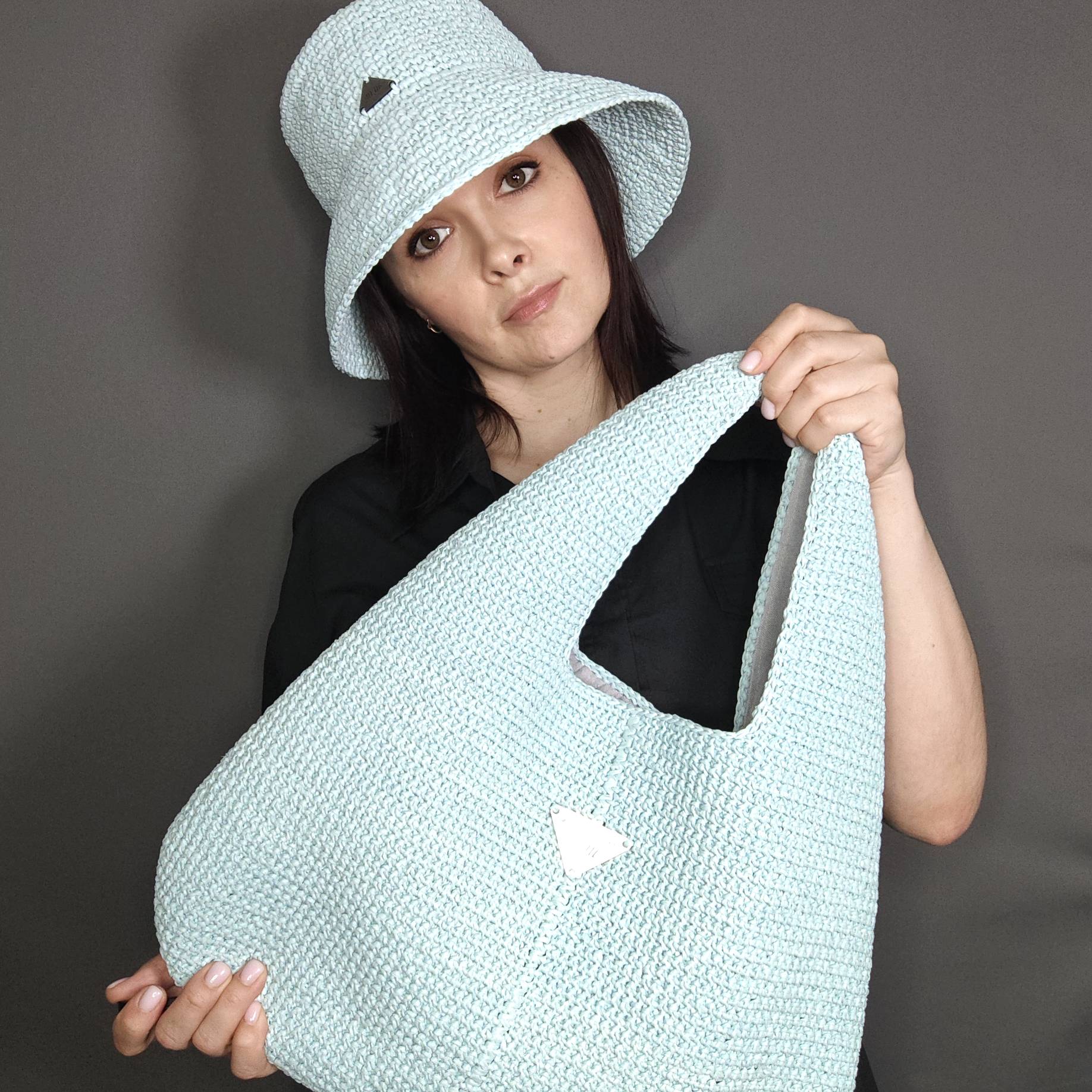 Комплект МК "Сумка Грэйс и панама Смайл"