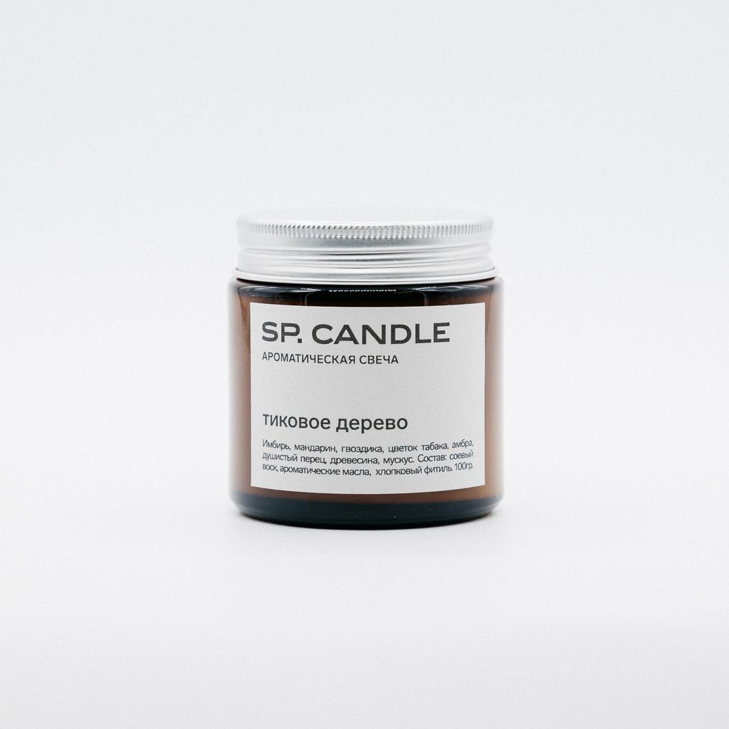 Свеча "Тиковое дерево"