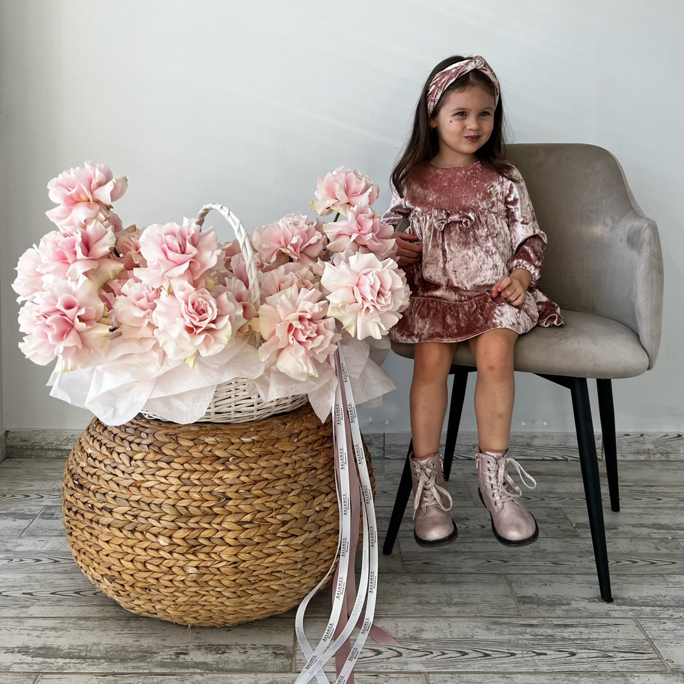 Корзина "Нежные розы"