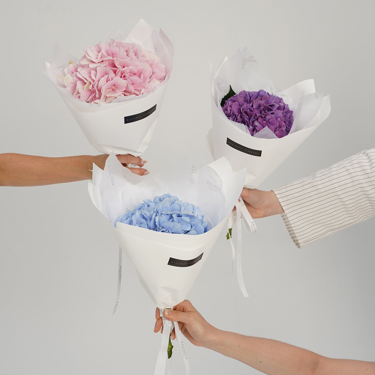 Букет-комплимент из гортензии