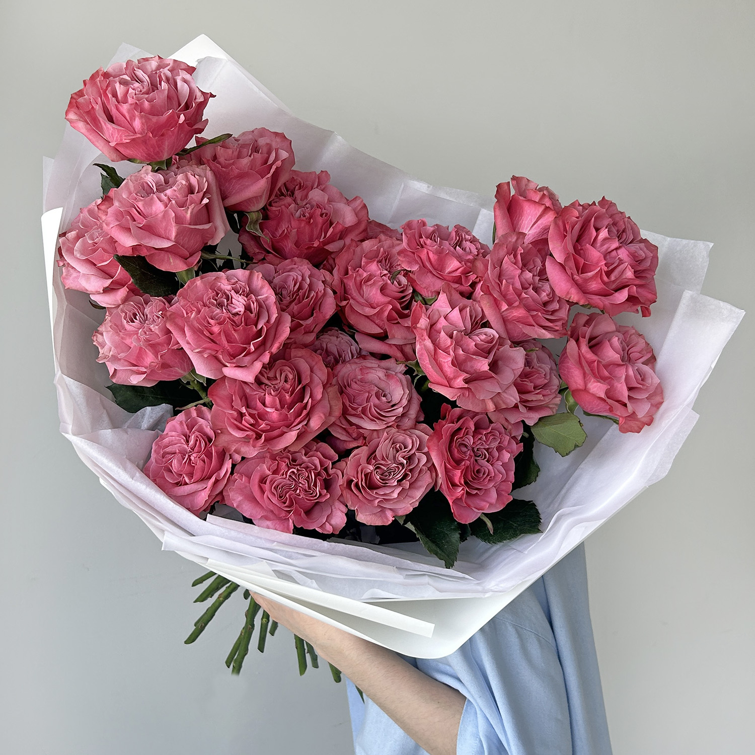 Пионовидные розы Кантри Блюз