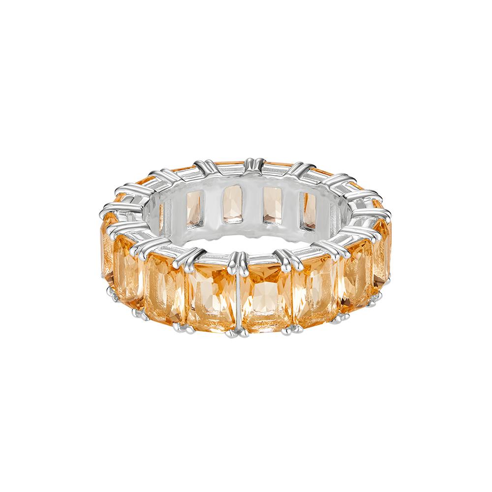 кольцо Candy Champagne фианит шампань