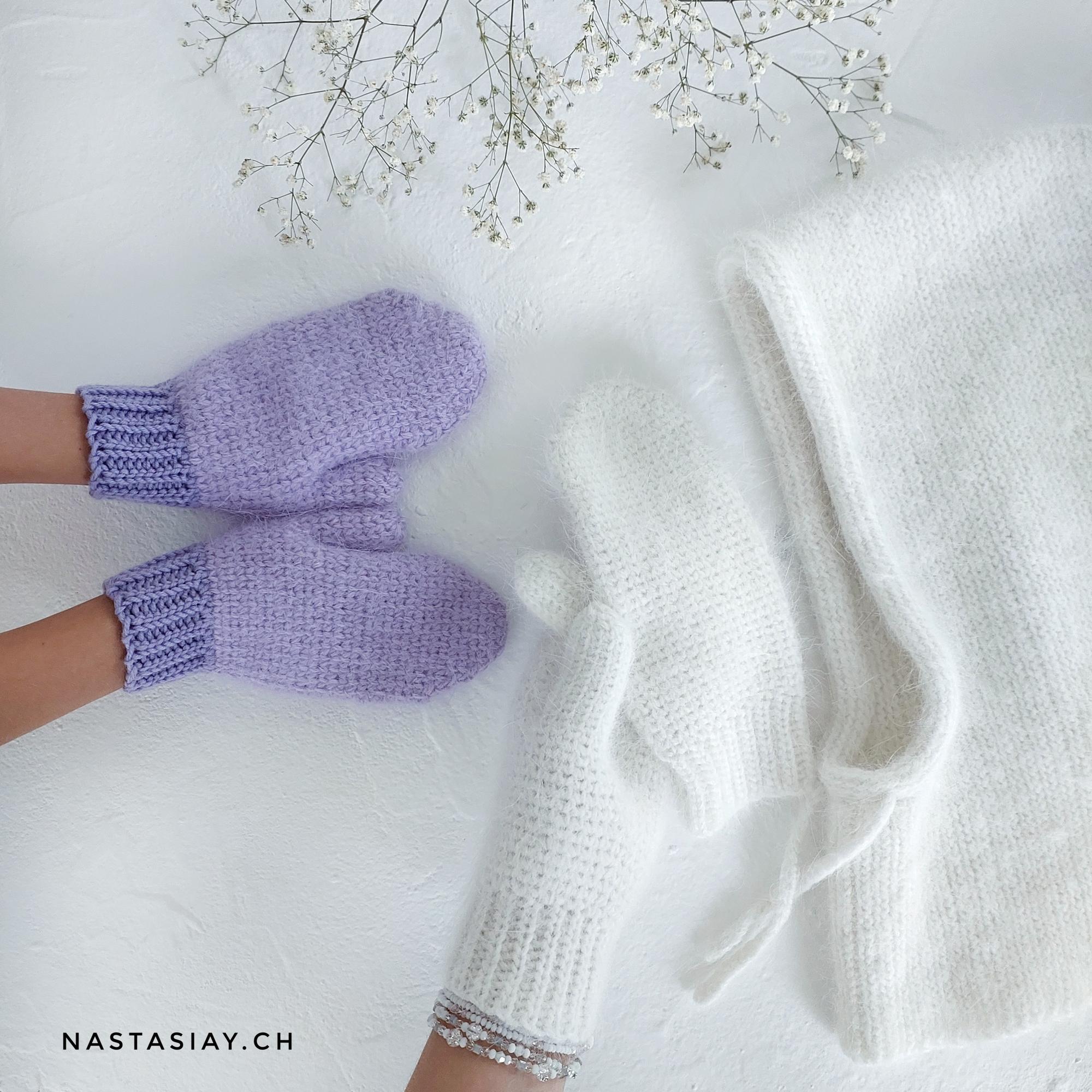 Мастер-класс варежки "Сказка" крючком