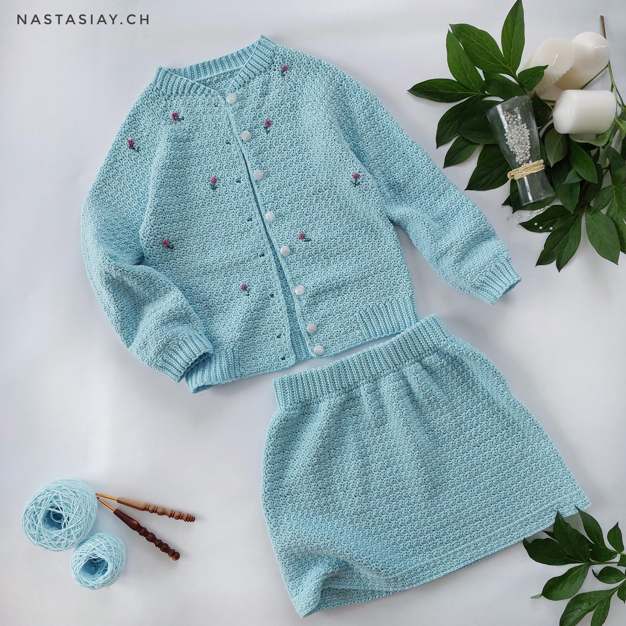 Мастер-класс костюм крючком "Незабудка"