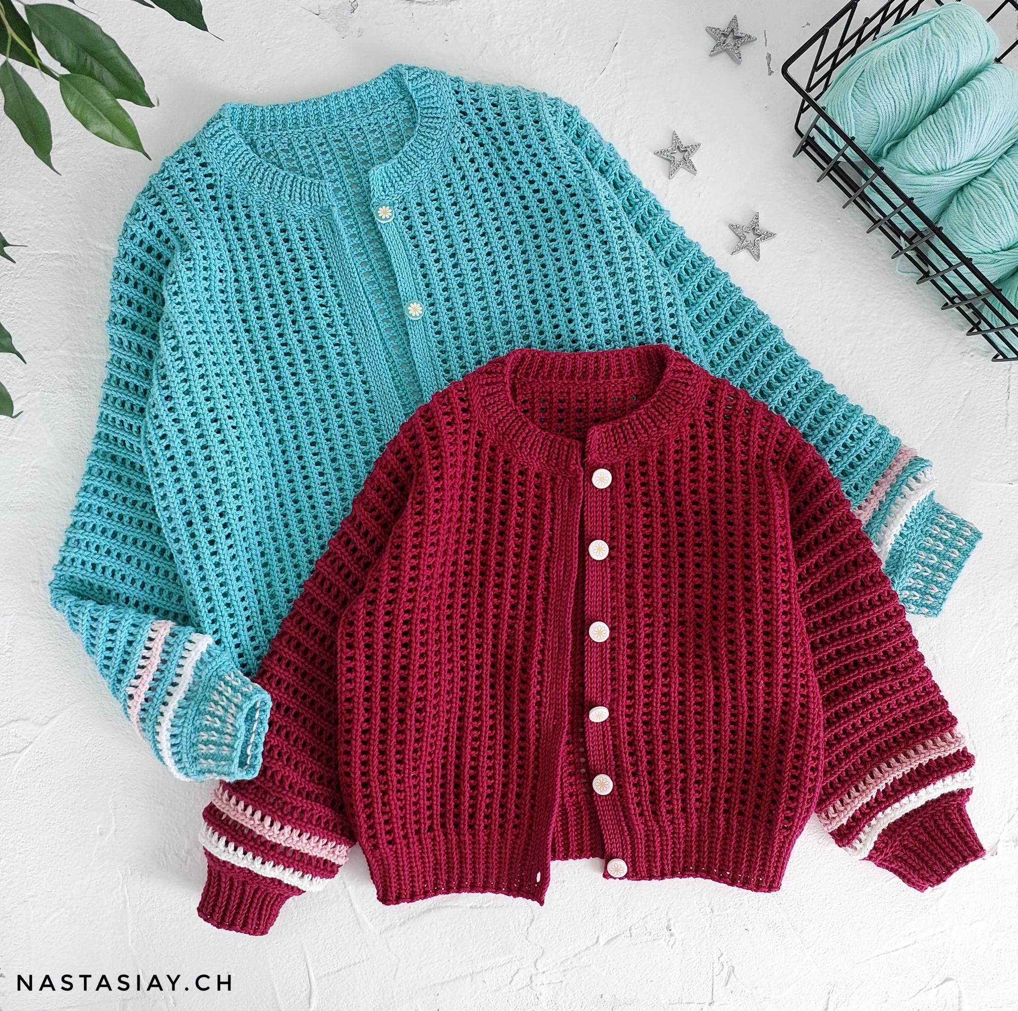 Мастер-класс кофта "Лето"