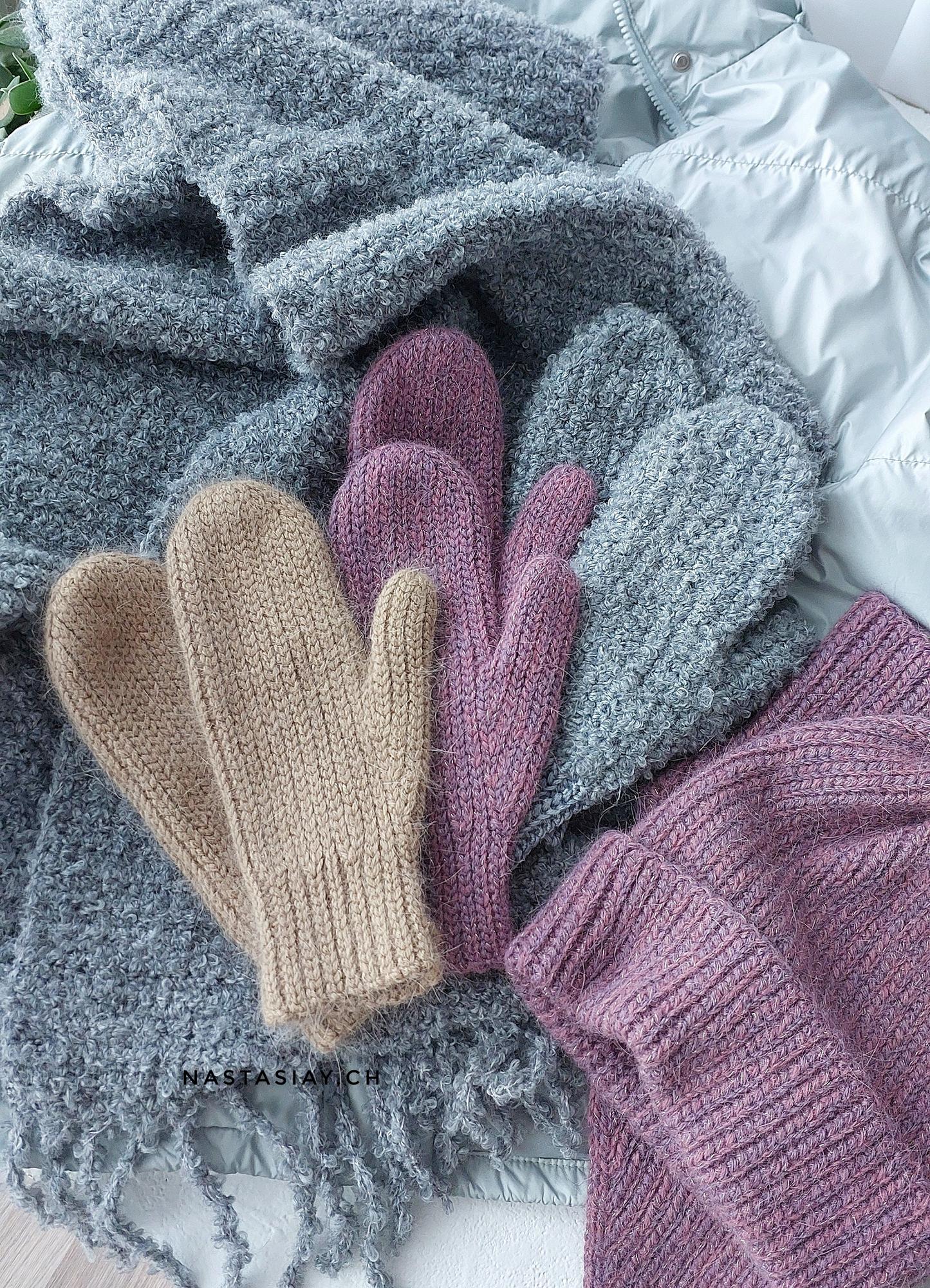 Мастер-класс варежки "Тепло"