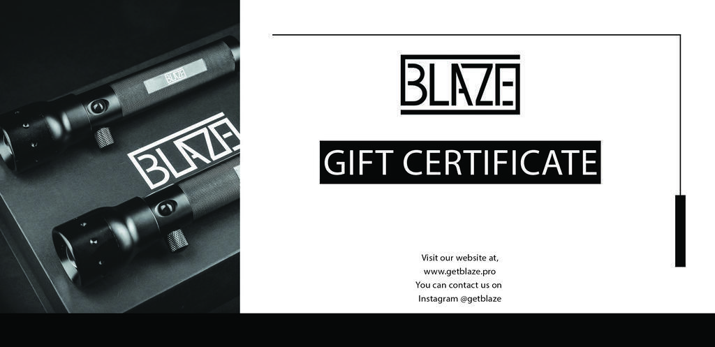 Подарочный сертификат BLAZE