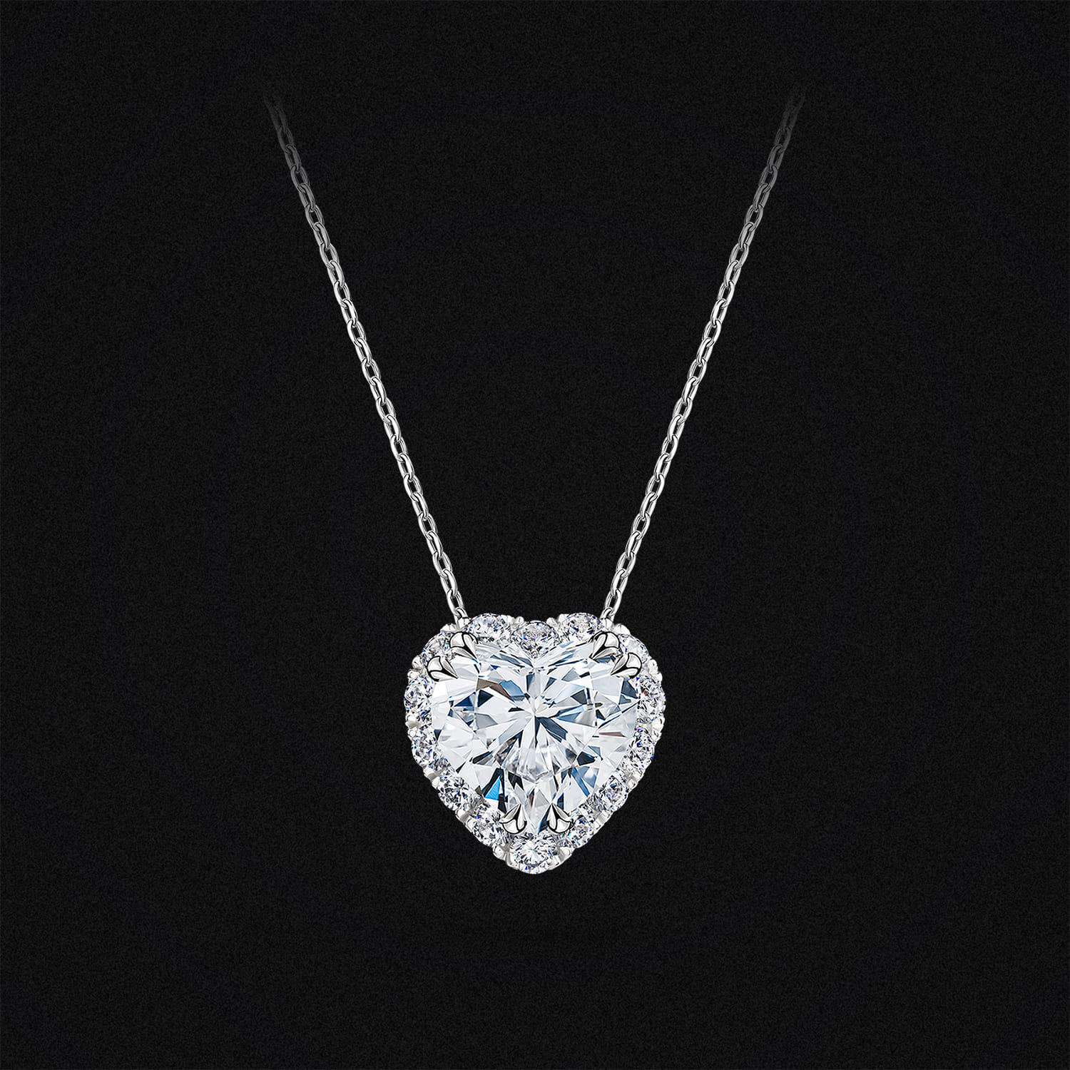Diamond Pendant Heart