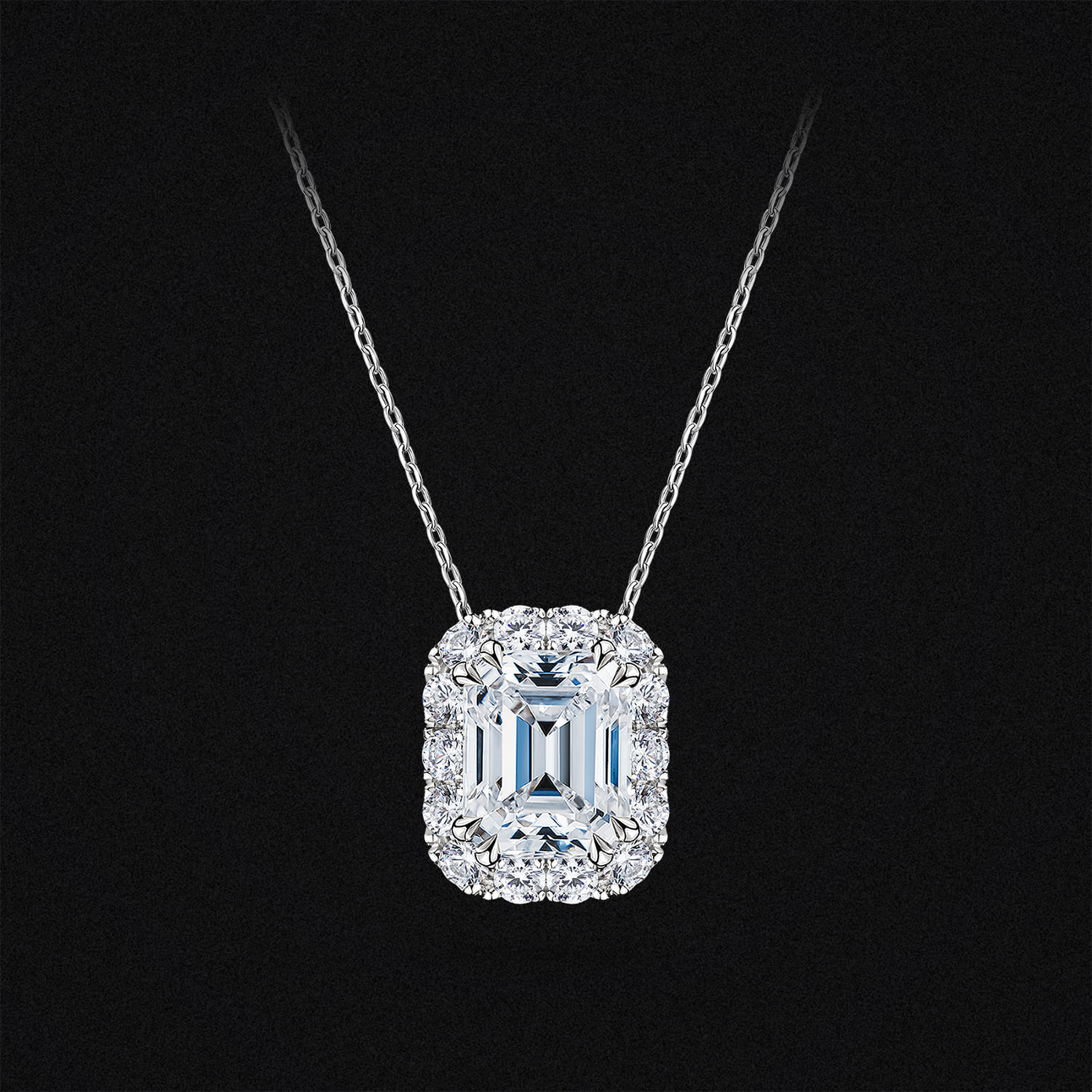 Diamond Pendant Emerald