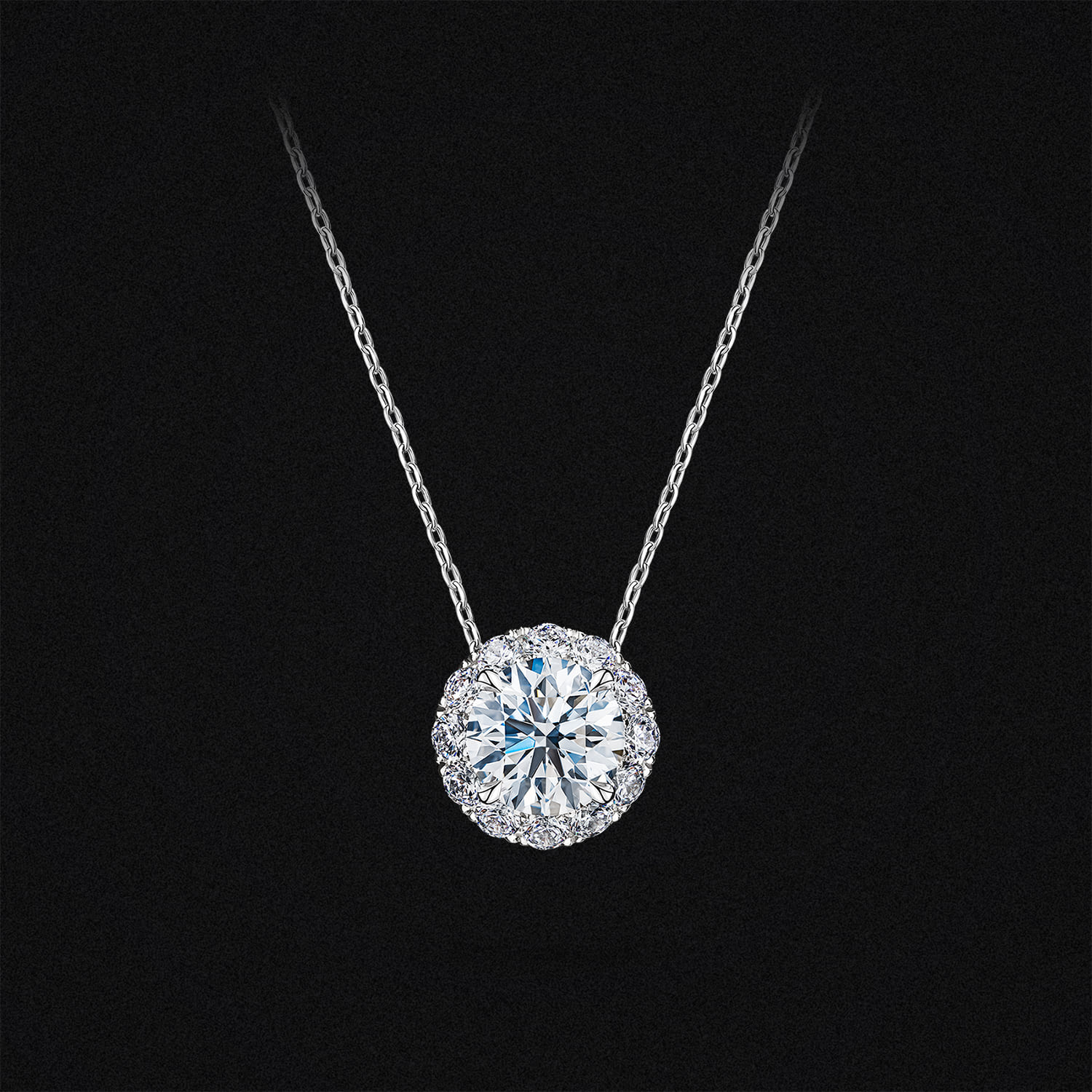 Diamond Pendant Circle