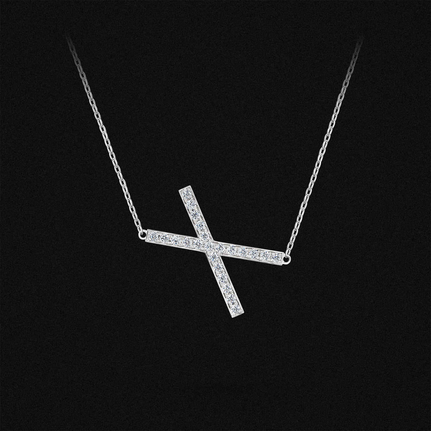 Diamond Pendant Cross