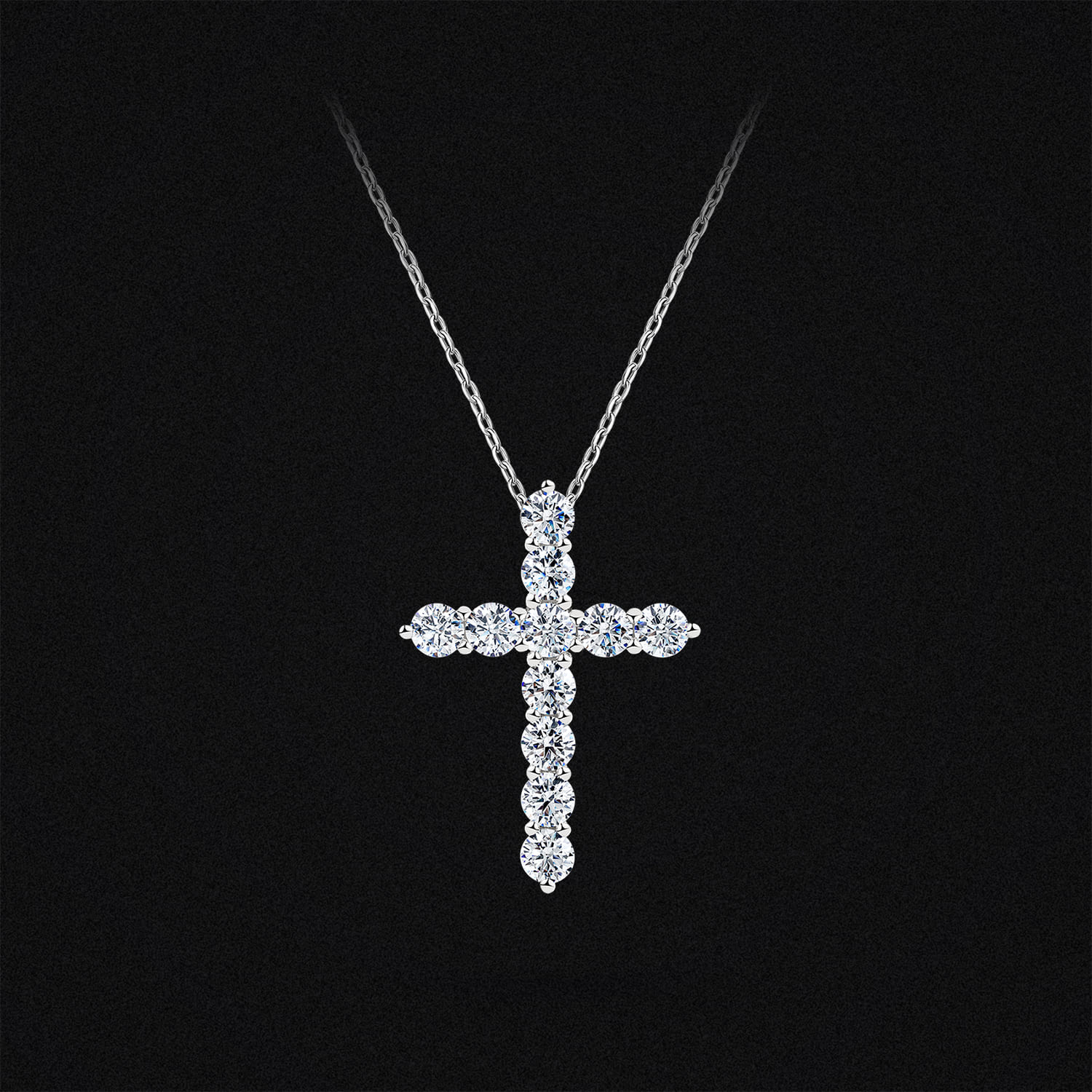 Diamond Pendant Cross