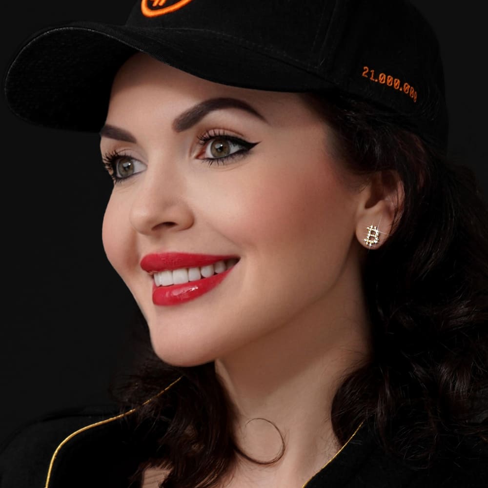 Diamond Mono Earring Bitcon Collection by Maria Andersen