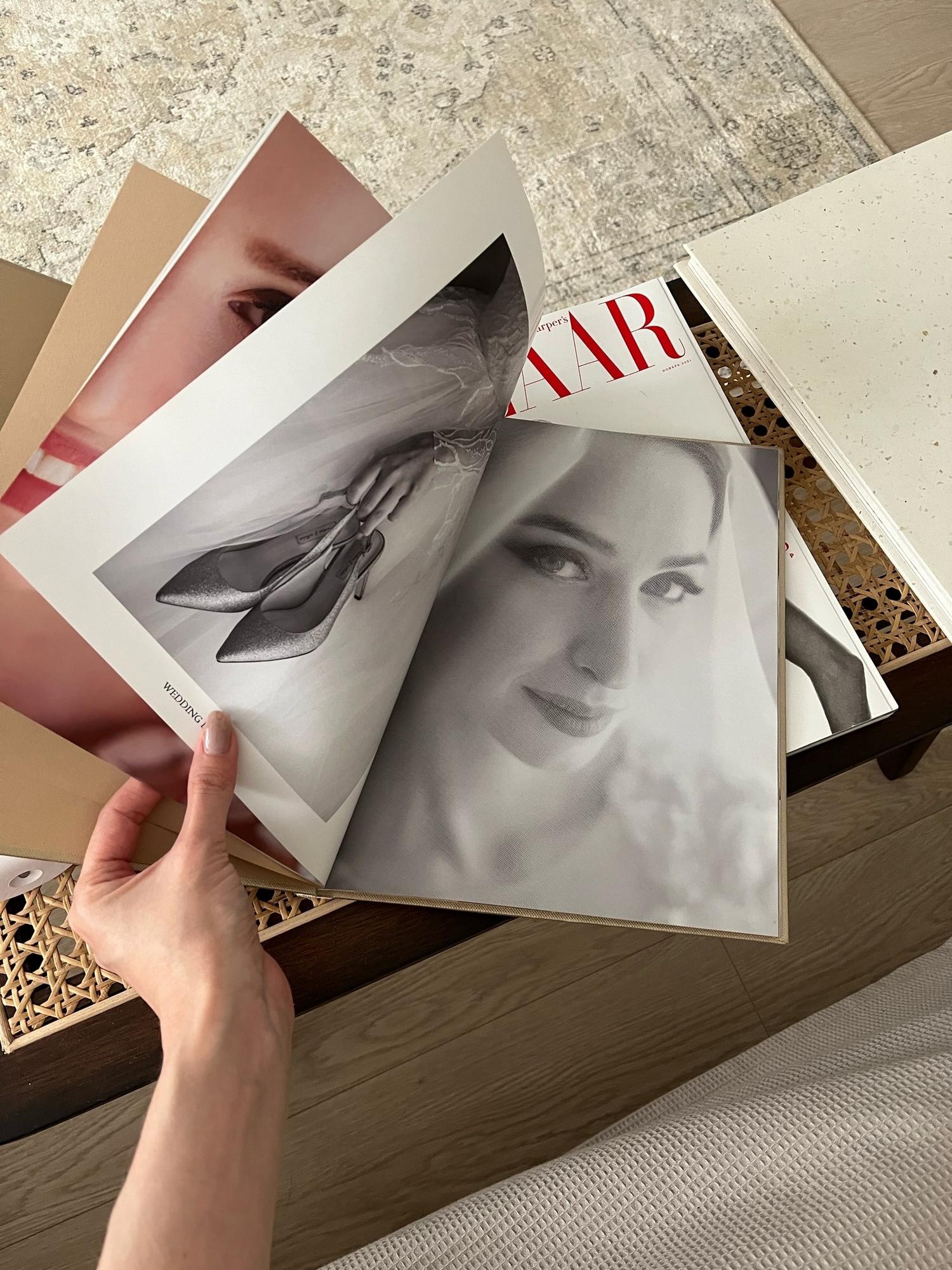 ФОТОЖУРНАЛ ИЗ ЭКО КОЖИ С ЛЕГКИМ БЛЕСКОМ 21Х25 см