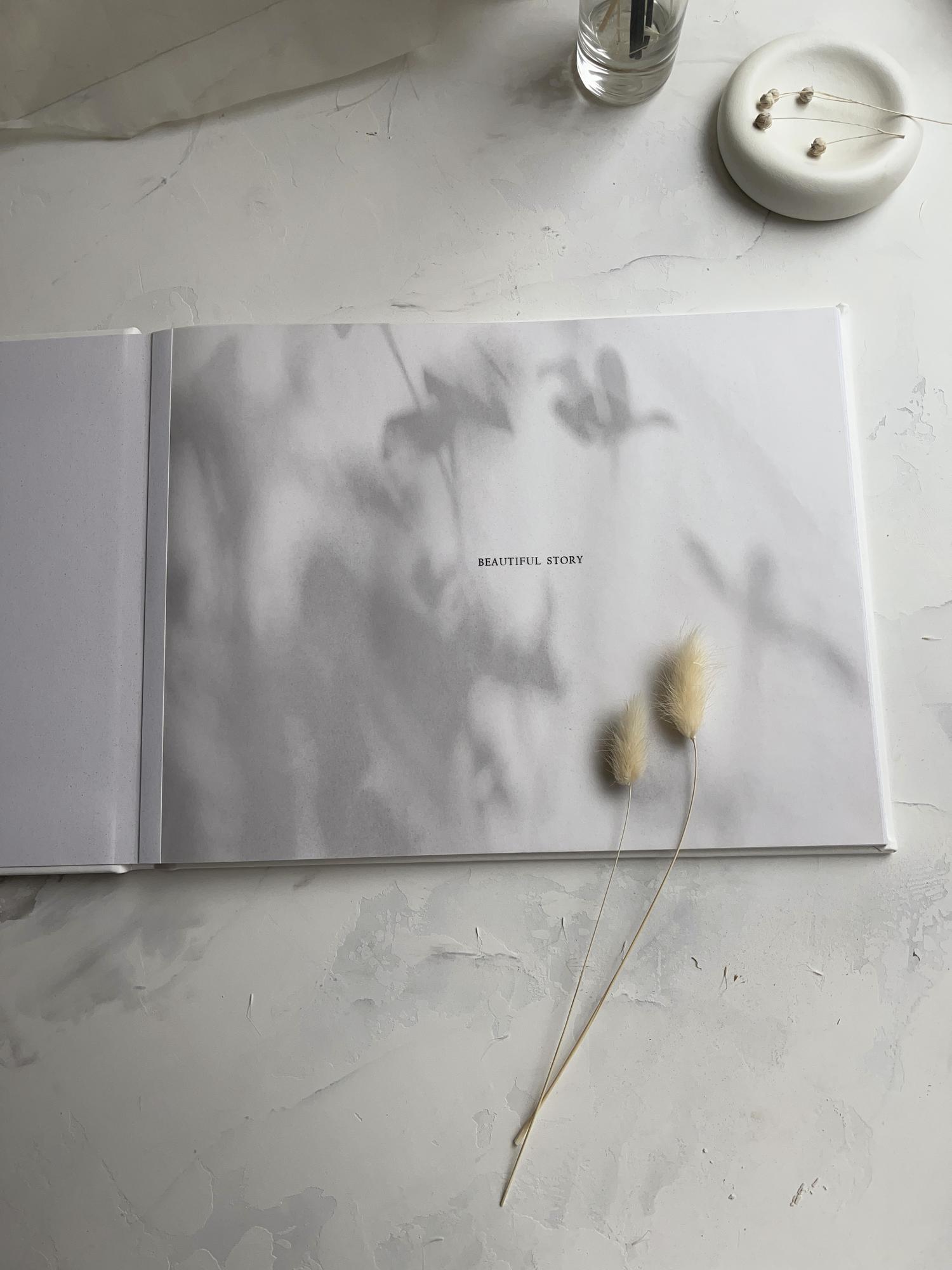 ФОТОАЛЬБОМ WHITE LEATHER 25х32 СМ, 20 СТРАНИЦ