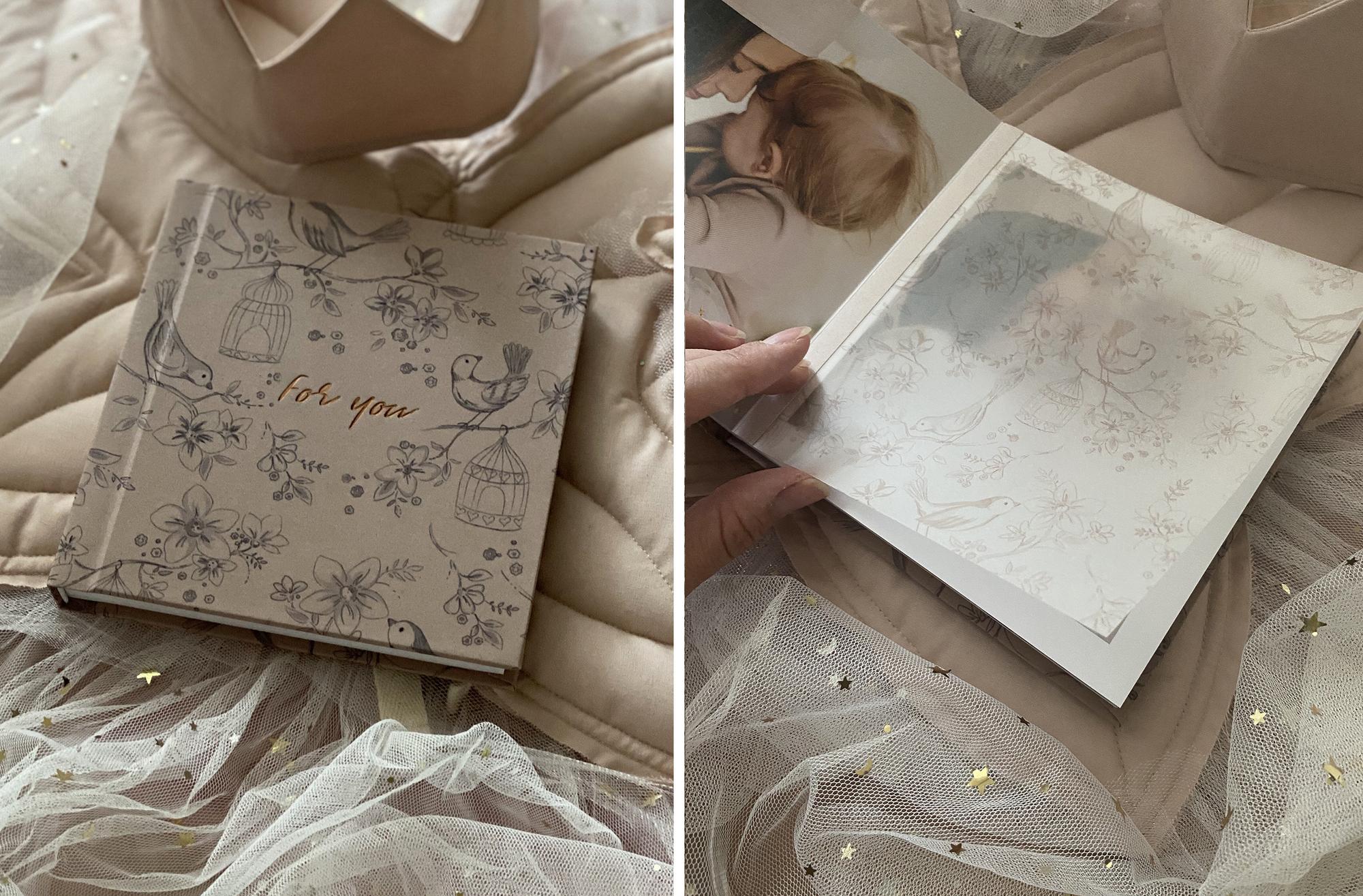 ФОТОКНИГА С ПРИНТОМ 15х15 СМ.