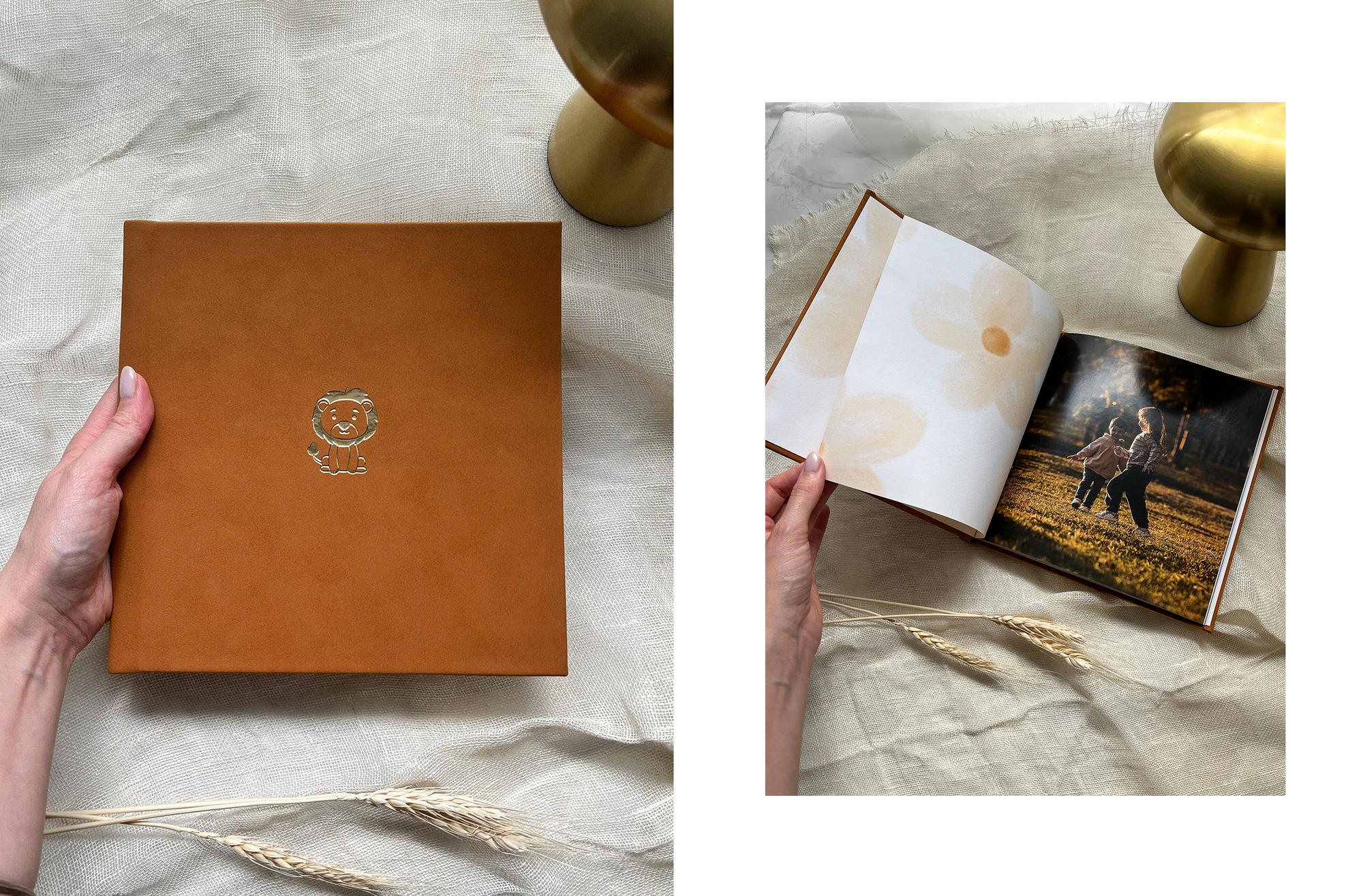 ФОТОЖУРНАЛ В МЯГКОЙ ОБЛОЖКЕ ПОД ВЕЛЮР  20Х20 см