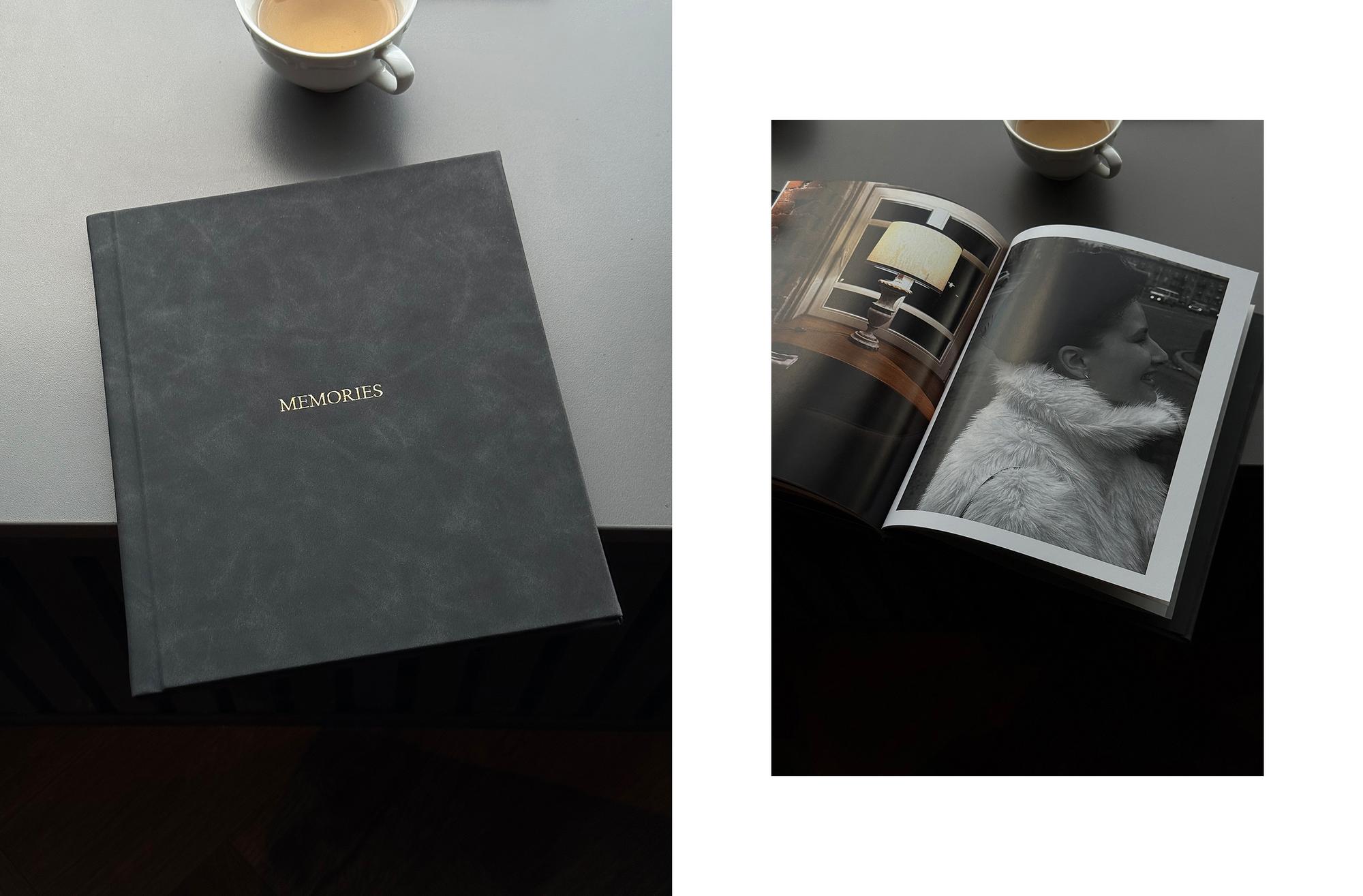 ФОТОЖУРНАЛ В ОБЛОЖКЕ ИЗ ЭКО КОЖИ 21х25 см