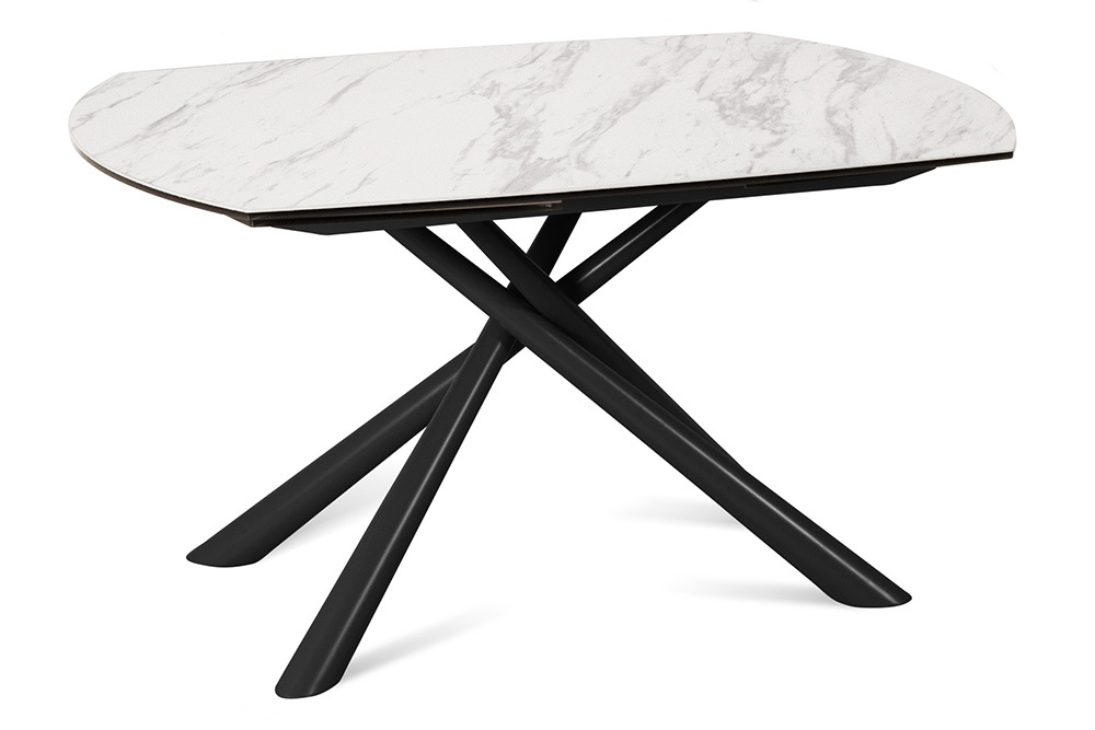 Стол BERGEN 130 MRB PL CER BK