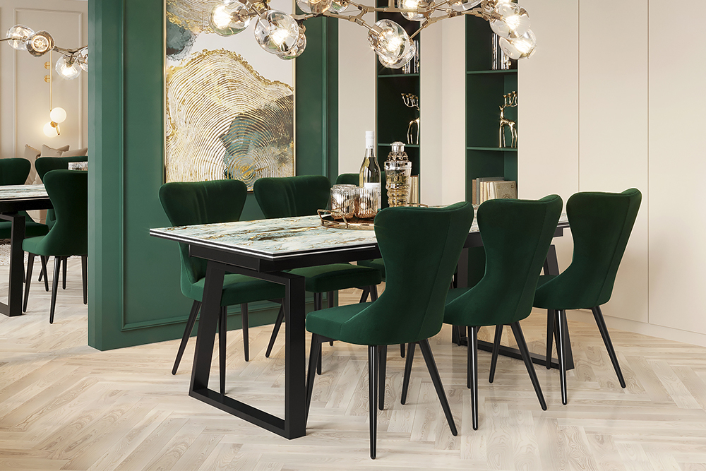 Стол ROVENA 200 MALAHIT CER