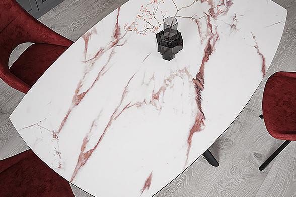 Стол OSLO 160 ROSE GOLD CER